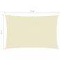 Preview: Sonnensegel Oxford-Gewebe Rechteckig 2x5 m Creme