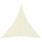 Preview: ARDEBO.de - Sonnensegel 160 g/m² Creme 5x6x6 m HDPE