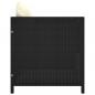 Preview: 5-tlg. Garten-Lounge-Set mit Kissen Poly Rattan Schwarz