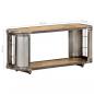 Preview: TV-Schrank 90x30x40 cm Massivholz Mango