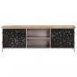 Preview: TV-Schrank 120x30x40 cm Raues Mangoholz