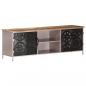 Preview: TV-Schrank 120x30x40 cm Raues Mangoholz