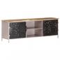 Preview: TV-Schrank 120x30x40 cm Raues Mangoholz