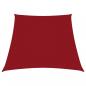 Preview: ARDEBO.de - Sonnensegel Oxford-Gewebe Trapezförmig 2/4x3 m Rot