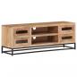 Preview: ARDEBO.de - TV-Schrank 110x30x40 cm Akazie Massivholz