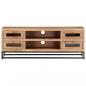 Preview: TV-Schrank 110x30x40 cm Akazie Massivholz