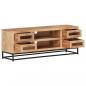 Preview: TV-Schrank 110x30x40 cm Akazie Massivholz