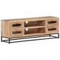 Preview: TV-Schrank 110x30x40 cm Akazie Massivholz