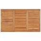 Preview: Garten-Esstisch 140x80x77 cm Massivholz Teak