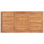 Preview: Garten-Esstisch 160x80x77 cm Massivholz Teak