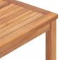 Preview: Garten-Esstisch 160x80x77 cm Massivholz Teak