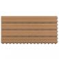 Preview: Terrassenfliesen 6 Stk. WPC 60x30 cm 1,08 m² Braun