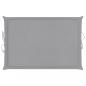 Preview: Sonnenliegen-Auflage Grau 186x58x3 cm Oxford-Gewebe