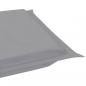 Preview: Sonnenliegen-Auflage Grau 186x58x3 cm Oxford-Gewebe