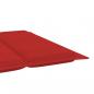 Preview: Sonnenliegen-Auflage Rot 186x58x3 cm Oxford-Gewebe