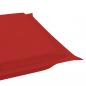 Preview: Sonnenliegen-Auflage Rot 186x58x3 cm Oxford-Gewebe