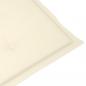 Preview: Liegestuhl-Auflage Creme (75+105)x50x4 cm