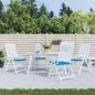 Preview: ARDEBO.de - Gartenstuhl-Kissen 4 Stk. Blau 50x50x3 cm Oxford-Gewebe