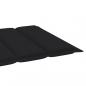 Preview: Sonnenliegen-Auflage Schwarz 200x50x3 cm Oxford-Gewebe