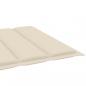 Preview: Sonnenliegen-Auflage Creme 200x70x3 cm Oxford-Gewebe