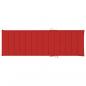 Preview: Sonnenliegen-Auflage Rot 200x70x3 cm Oxford-Gewebe