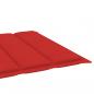 Preview: Sonnenliegen-Auflage Rot 200x70x3 cm Oxford-Gewebe