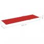 Preview: Sonnenliegen-Auflage Rot 200x70x3 cm Oxford-Gewebe