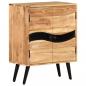 Preview: ARDEBO.de - Sideboard 57x34x75 cm Akazie Massivholz