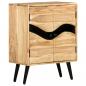 Preview: Sideboard 57x34x75 cm Akazie Massivholz