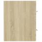 Preview: Waschbeckenunterschrank Sonoma-Eiche 41x38,5x48cm Holzwerkstoff