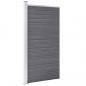 Preview: Zaunelement WPC 95x186 cm Grau