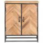 Preview: Sideboard 60x35x70 cm Akazie Massivholz