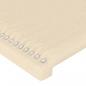 Preview: Kopfteil Creme 100x5x78/88 cm Stoff