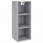 Preview: Wandschrank Grau Sonoma 34,5x32,5x90 cm Holzwerkstoff