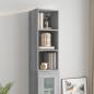 Preview: Wandschrank Grau Sonoma 34,5x32,5x90 cm Holzwerkstoff