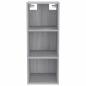 Preview: Wandschrank Grau Sonoma 34,5x32,5x90 cm Holzwerkstoff