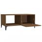 Preview: Couchtisch Braun Eichen-Optik 90x50x40 cm Holzwerkstoff