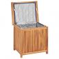 Preview: Gartenbox 60x50x58 cm Massivholz Teak