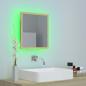 Preview: LED-Badspiegel Sonoma-Eiche 40x8,5x37 cm Acryl