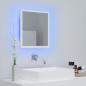 Preview: LED-Badspiegel Weiß 40x8,5x37 cm Acryl