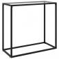 Preview: ARDEBO.de - Konsolentisch Transparent 80x35x75 cm Hartglas