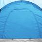 Preview: Campingzelt 6 Personen Blau und Hellblau