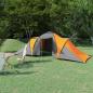 Preview: ARDEBO.de - Campingzelt 6 Personen Grau und Orange