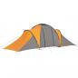 Preview: Campingzelt 6 Personen Grau und Orange