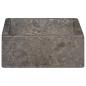 Preview: Waschbecken 45x30x12 cm Marmor Hochglanz-Grau 