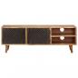 Preview: TV-Schrank 115x30x39 cm Massivholz Akazie