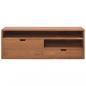 Preview: TV-Schrank 110x30x40 cm Teak Massivholz