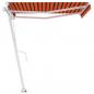 Preview: Standmarkise Automatisch 350x250 cm Orange/Braun