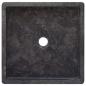 Preview: Waschbecken Schwarz 40x40x10 cm Marmor