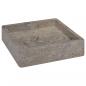 Preview: ARDEBO.de - Waschbecken Grau 40x40x10 cm Marmor